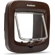 SureFlap Microchip Cat Flap for Cats – Brown Small Pet Door